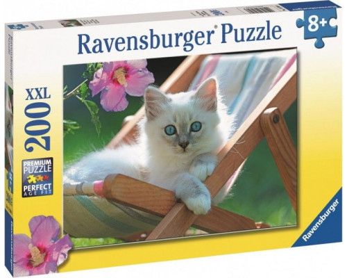 Ravensburger Puzzle dla dzieci 2D Zdjęcie kota 200 elementów