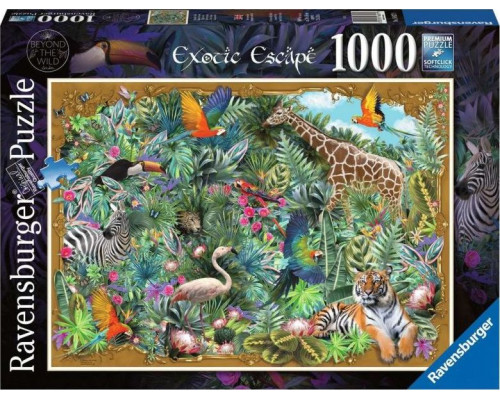 Ravensburger Puzzle 2D 1000 elementów W głębi dziczy