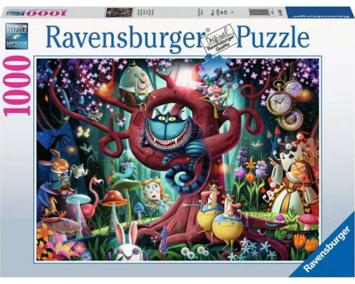 Ravensburger Puzzle 2D 1000 elementów Prawie wszyscy są szaleni (Alicja w krainie czarów)