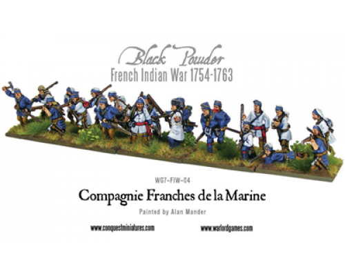 Black Powder French Indian War - French Compagnie de la Marine - EN