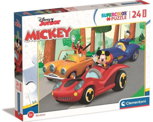 Clementoni Puzzle 24 elementy MAXI Super Kolor, Mickey