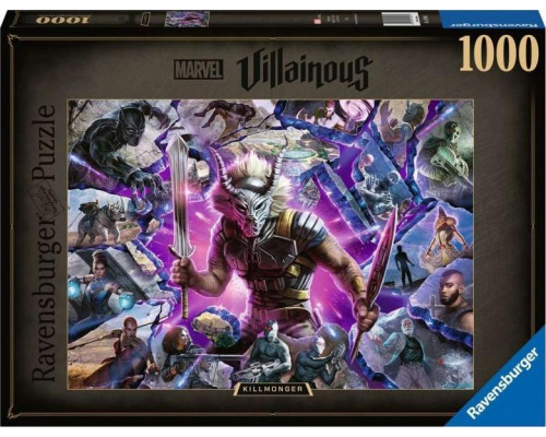 Ravensburger Puzzle 1000 elementów Villainous. Killmonger