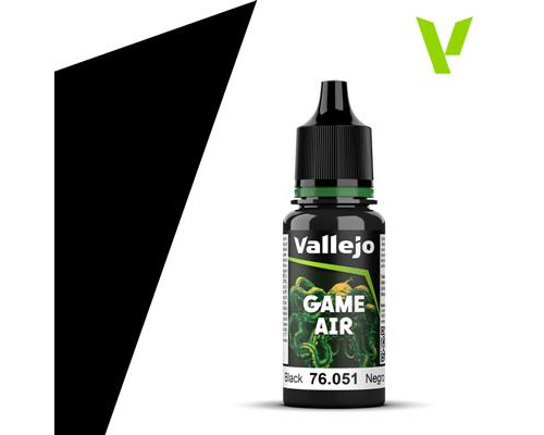 Vallejo - Game Air / Color - Black 18 ml