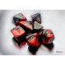 Chessex Gemini Mini-Polyhedral Black-Red/gold 7-Die Set