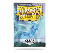 Dragon Shield Standard Sleeves - Matte Clear (100 Sleeves)