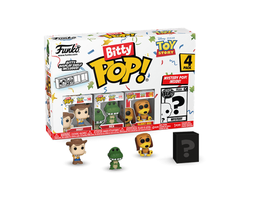 Funko Bitty POP! Toy Story - Woody 4PK (3+1 Mystery Chase)