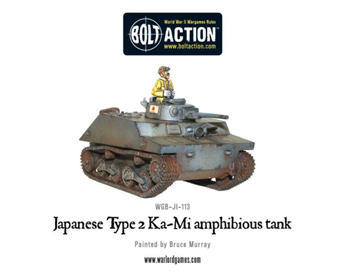 Bolt Action - Japanese Type 2 Ka-Mi Amphibious Tank - EN