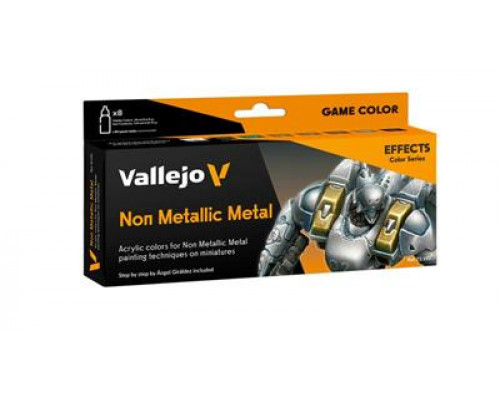 Vallejo - Game Color Non Metallic Metal 8 colors set 18 ml