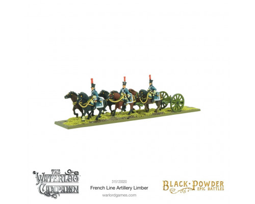 Black Powder - Epic Battles Waterloo - French Line Artillery Limber