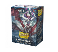 Dragon Shield Standard Matte Dual Sleeves - Special Edition - Blue Silver (100 Sleeves)