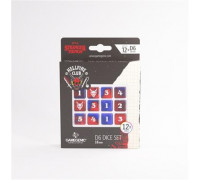 Gamegenic - Stranger Things - Hellfire Club D6 Dice Set (12x) – 16mm