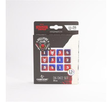 Gamegenic - Stranger Things - Hellfire Club D6 Dice Set (12x) – 16mm