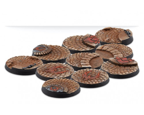 Warcrow 30mm Hegemony Scenery Bases, Alpha Series