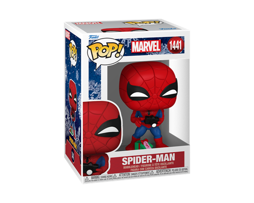 Funko POP! Marvel: Spiderman w/Open gift