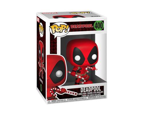 Funko POP! Marvel: Holiday - Deadpool w/ Candy Canes