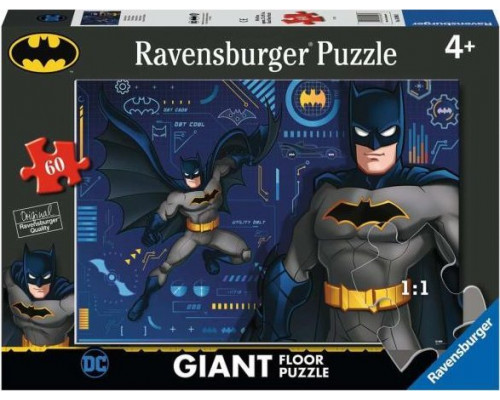 Ravensburger Puzzle 60el podłogowe Batman Giant 030965 Ravensburger