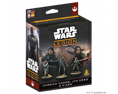 Star Wars: Legion - Cassian Andor, Jyn Erso & K-2SO - DE/EN/SP/FR