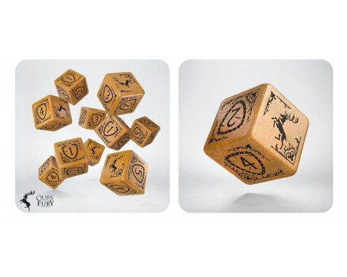 Game of Thrones. Baratheon 10xD6 Dice Set.