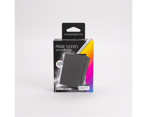 Gamegenic - Prime Sleeves Black 66x91