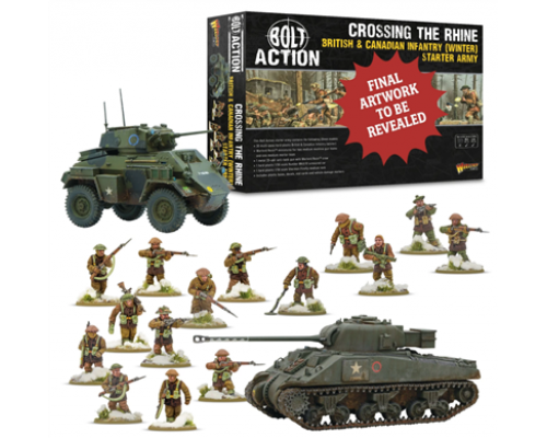 Bolt Action - British & Canadian Infantry (Winter) Starter Army "Crossing The Rhine" - EN