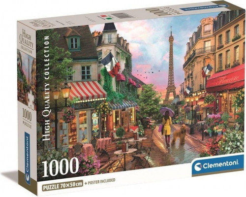Clementoni CLE puzzle 1000 Compact Flowers in Paris 39705
