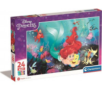 Clementoni CLE puzzle 24 maxi SuperKolor Little Mermaid 24243