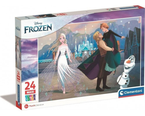 Clementoni CLE puzzle 24 maxi SuperKolor Frozen2 24242