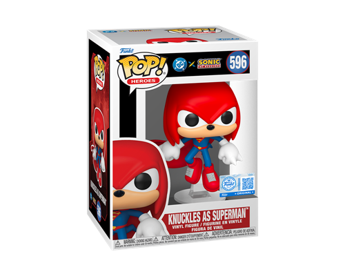 Funko POP! Heroes: JLA & Sonic - Knuckles/Superman