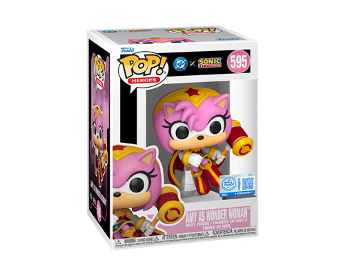Funko POP! Heroes: JLA & Sonic - Amy Rose/WW