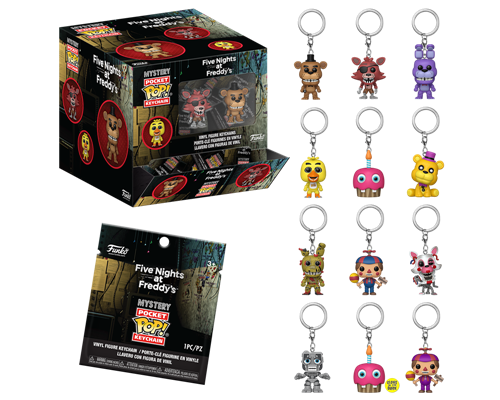 POP Keychain: FNAF Classic- 12pc PDQ