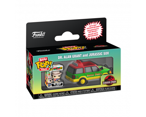 Funko Bitty POP! Ride: JP- Jurassic SUV w/Dr. G