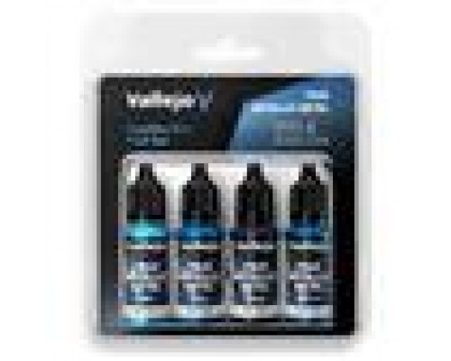 Vallejo - TMM / Set 4 colors - Sapphire Blue Paint Set