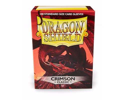 Dragon Shield Standard Sleeves - Crimson (100 Sleeves)