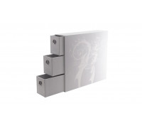 Dragon Shield Storage - Card Drawers Fortress - Vertical - 3 XL - White