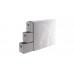 Dragon Shield Storage - Card Drawers Fortress - Vertical - 3 XL - White