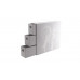 Dragon Shield Storage - Card Drawers Fortress - Vertical - 3 XL - White
