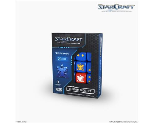 StarCraft® The Miniatures Game - TERRAN CUSTOM DICE SET