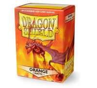 Dragon Shield Standard Sleeves - Matte Orange (100 Sleeves)