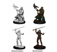 D&D Nolzur's Marvelous Miniatures - Female Half-Orc Fighter