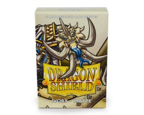 Dragon Shield Small Sleeves - Japanese Matte Ivory (60 Sleeves)