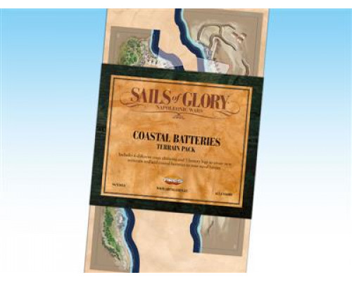 Sails Of Glory – Terrain Pack – Coastal Batteries Accessory - EN