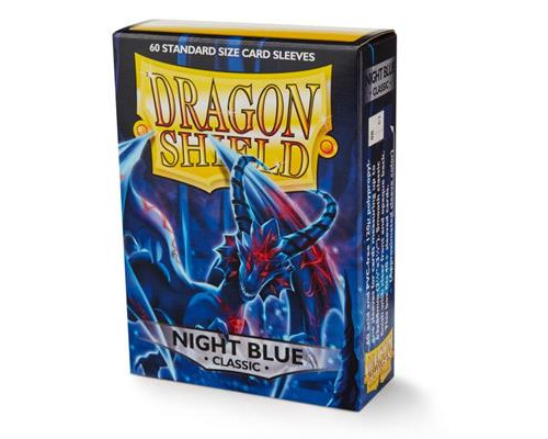 Dragon Shield Standard Sleeves - Night Blue Xao (60 Sleeves)