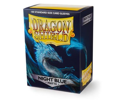 Dragon Shield Standard Matte Sleeves - Night Blue (100 Sleeves)