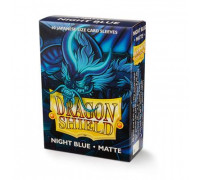 Dragon Shield Japanese Art Matte Sleeves - Night Blue Delphion (60 Sleeves)