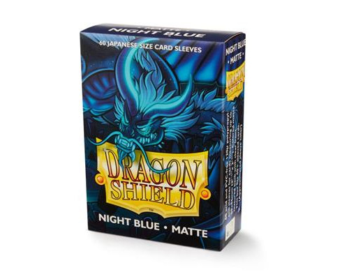 Dragon Shield Japanese Art Matte Sleeves - Night Blue Delphion (60 Sleeves)