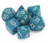 Chessex Speckled Polyhedral 7-Die Set - Sea