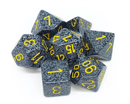 Chessex Speckled Polyhedral 7-Die Set - Urban Camo