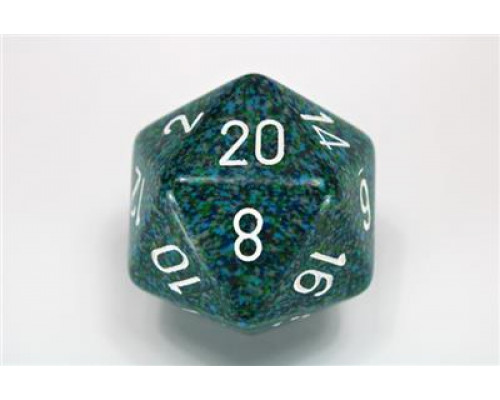 Chessex Speckled 34mm 20-Sided Dice - Sea