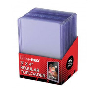 UP - Toploader - 3" x 4" Clear Regular (25 pieces)