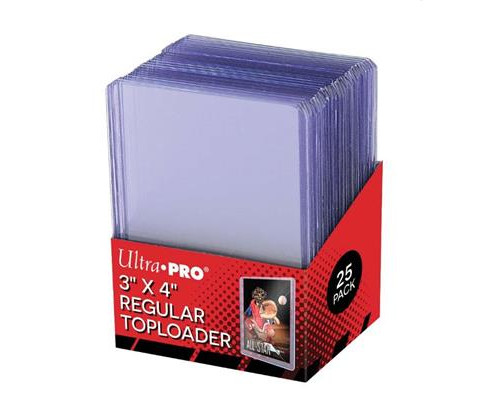 UP - Toploader - 3" x 4" Clear Regular (25 pieces)